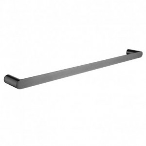 Rushy Gun Metal Grey Single Towel Rail 600